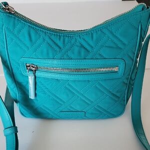 Vera Bradley Teal Quilted Crossbody Bag